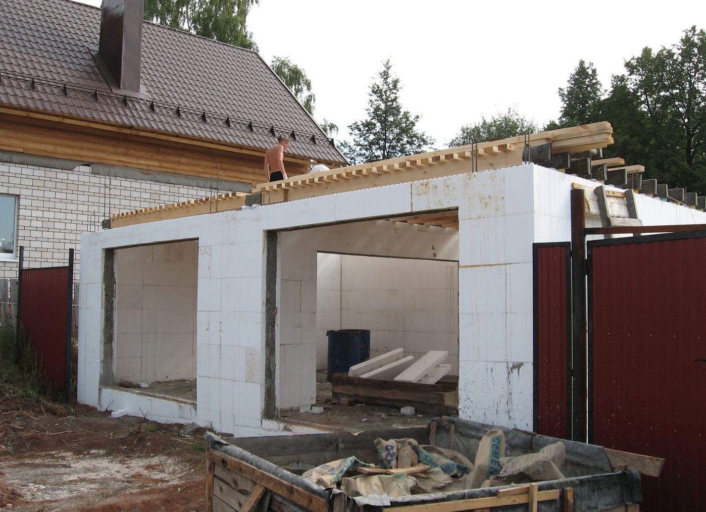 Строим теплый гараж быстро и качественно