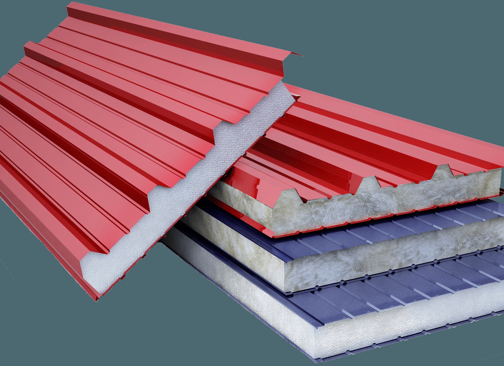 Виды утеплителей, применяемых в сэндвич-панелях